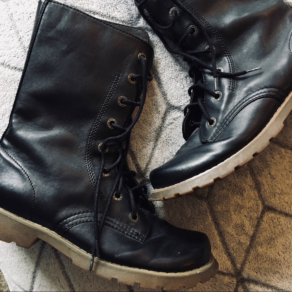 MIA Black Combat Boots